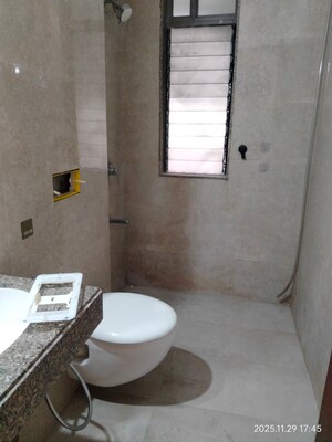 Bathroom in 3 BHK Apartment at Piramal Sunteck Signia Waterfront, Airoli Sector 14 – for Rent