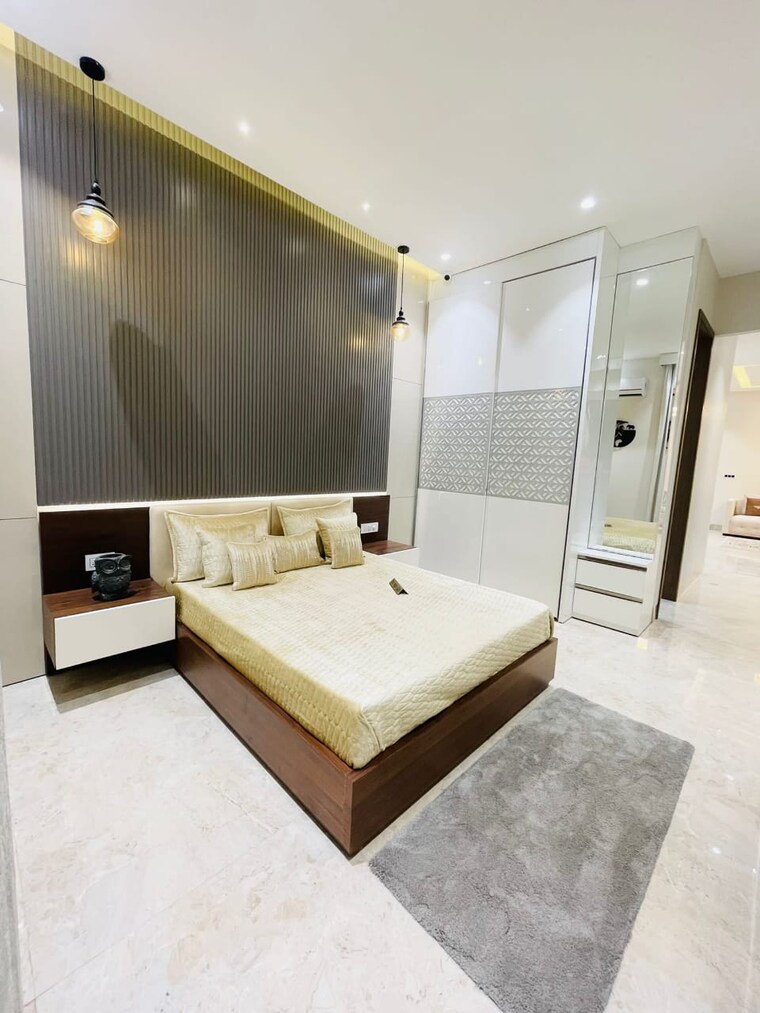 Master Bedroom, trishla-city 3 Bedroom 1800 Sq.Ft. Apartment In Patiala Road Zirakpur 9548957