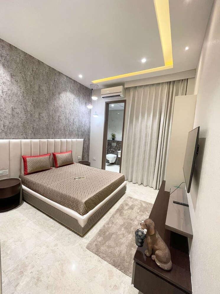 Bedroom, trishla-city 3 Bedroom 1800 Sq.Ft. Apartment In Patiala Road Zirakpur 9548957