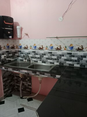 Kitchen in 1.5 BHK Builder Floor at Sector 18 – for Rent