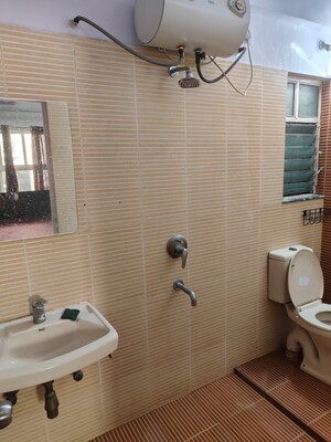 Bathroom in 2 BHK Apartment at Kumar Primavera, Wadgaon Sheri – for Rent