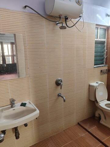 Bathroom in 2 BHK Apartment at Kumar Primavera, Wadgaon Sheri – for Rent