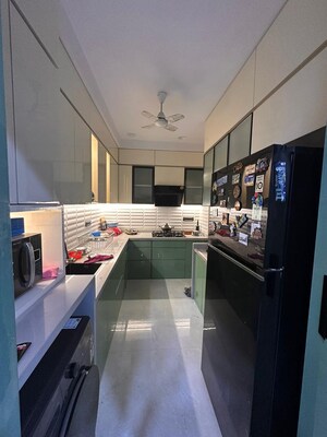 Kitchen in 3 BHK Apartment at L And T Seawoods Residences, Seawoods – for Rent