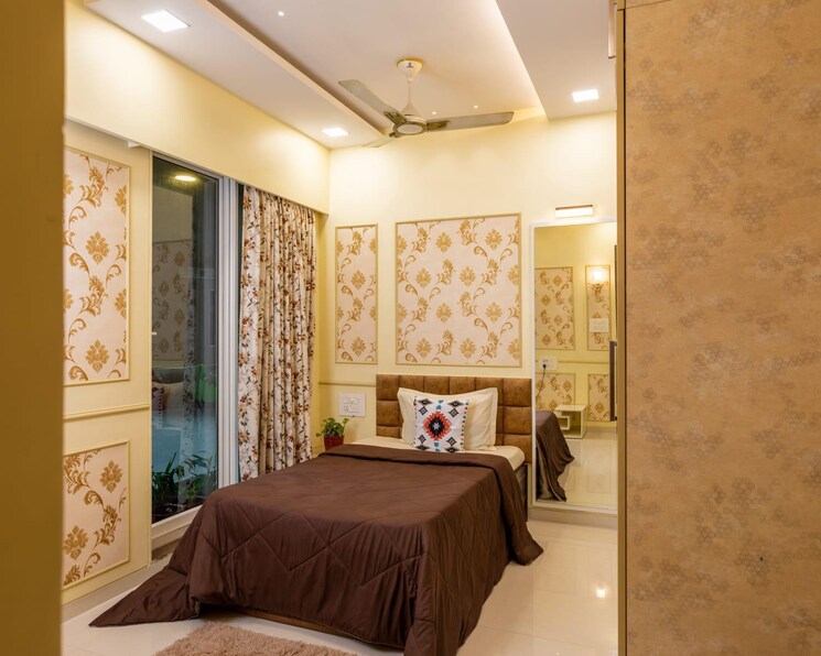 Bedroom, metro-the-palms 3 Bedroom 1190 Sq.Ft. Apartment In Nerul Navi Mumbai 9549056