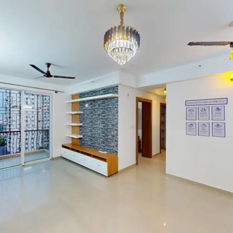 Living Room, dlf-westend-heights-new-town 3 Bedroom 1410 Sq.Ft. Apartment In Dlf Township Bangalore 9549095