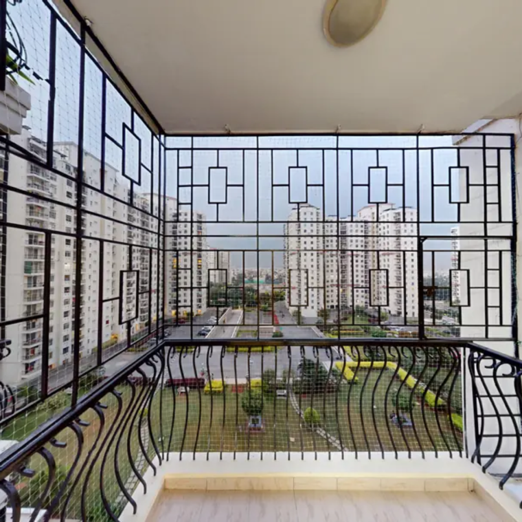 Balcony, dlf-westend-heights-new-town 3 Bedroom 1410 Sq.Ft. Apartment In Dlf Township Bangalore 9549095