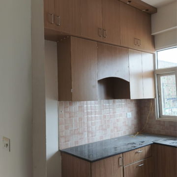 Kitchen in 4 BHK Apartment at Amrapali Crystal Homes, Sector 76 – for Rent