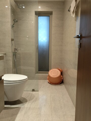Bathroom in 3 BHK Apartment at One Hiranandani Park, Ghodbunder Road – for Rent