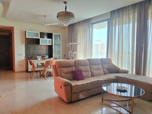 Living Room in 3 BHK Apartment at One Hiranandani Park, Ghodbunder Road – for Rent