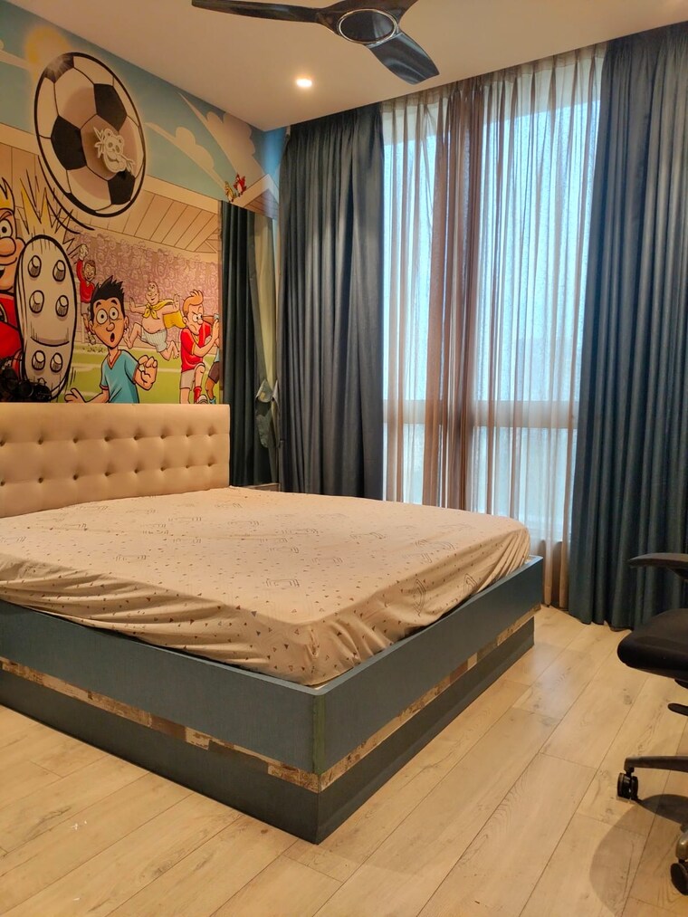 Bedroom, one-hiranandani-park 3 Bedroom 1400 Sq.Ft. Apartment In Ghodbunder Road Thane 9549157