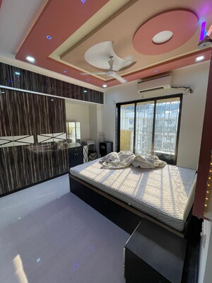 Bedroom in 3 BHK Apartment at Cosmos Jewels, Ghodbunder Road – for Rent