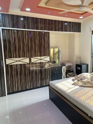 Bedroom in 3 BHK Apartment at Cosmos Jewels, Ghodbunder Road – for Rent