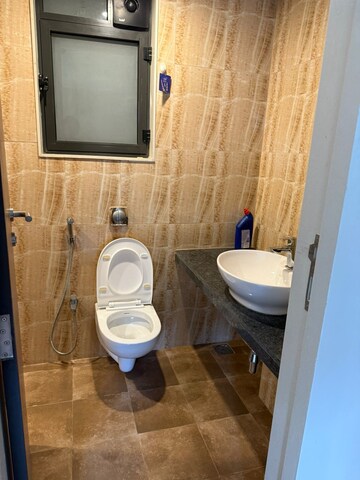 Bathroom in 2 BHK Apartment at Lodha Quality Home Tower 5, Majiwada – for Rent