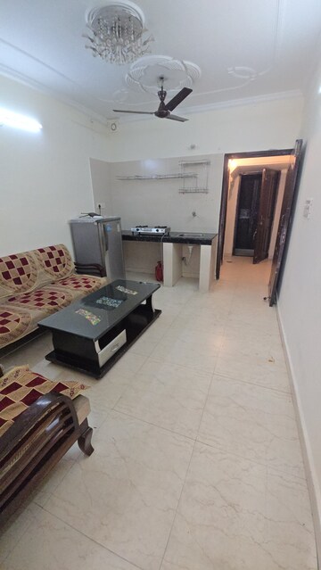 Living Room in 1.5 BHK Apartment at Lajpat Nagar – for Rent