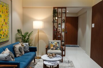 Living Room in 3 BHK Apartment at Sai Crystal Pimple Nilakh, Pimple Nilakh – for Rent