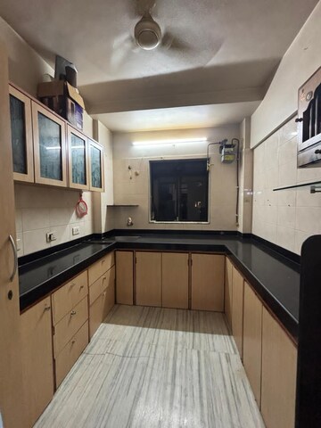 Kitchen in 1 BHK Apartment at Krishna Residency Atmaram Compound, Malad West – for Rent