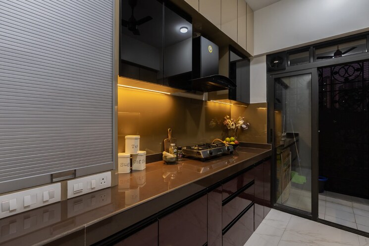 Kitchen, sanghvi-hills 3 Bedroom 980 Sq.Ft. Apartment In Ghodbunder Road Thane 9549358