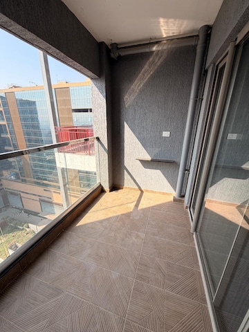 Balcony in 3 BHK Apartment at VJ Yashwin Nuovo Centro, Wakad – for Rent