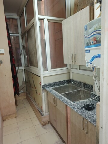 Kitchen in 3 BHK Apartment at Newtech La Palacia, Tech Zone 4 Greater Noida – for Rent