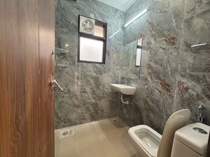 Bathroom in 1 BHK Builder Floor at Freedom Fighters Enclave – for Rent