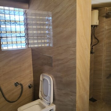 Bathroom in 2 BHK Apartment at Cosmos Jewels, Ghodbunder Road – for Rent