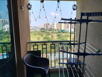 Balcony in 2 BHK Apartment at Shreyas Palladium Grand, Dhanori – for Rent