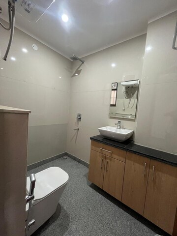 Bathroom in 3 BHK Apartment at Freedom Fighters Enclave – for Rent