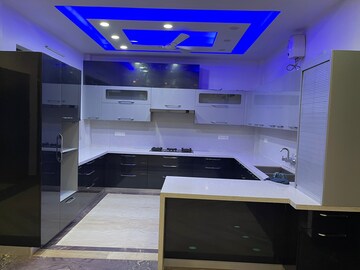 Kitchen in 3 BHK Builder Floor at RWA Residential Society Sector 46, Sector 46 – for Rent
