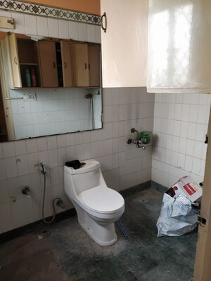 Bathroom in 2 BHK Apartment at Eros Sterling Apartments, Charmwood Village – for Rent