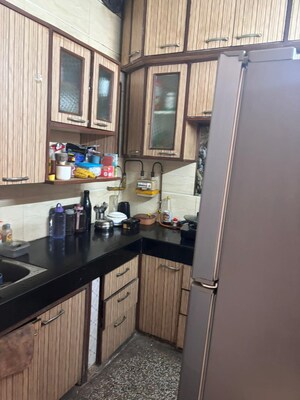 Kitchen in 1 BHK Builder Floor at Malviya Nagar – for Rent