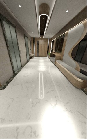 Building Lobby in 4 BHK Apartment at Welkin Mannat, Ghansoli – for Sale