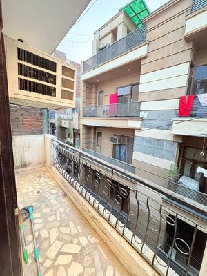 Balcony in 2 BHK Builder Floor at Freedom Fighters Enclave – for Rent