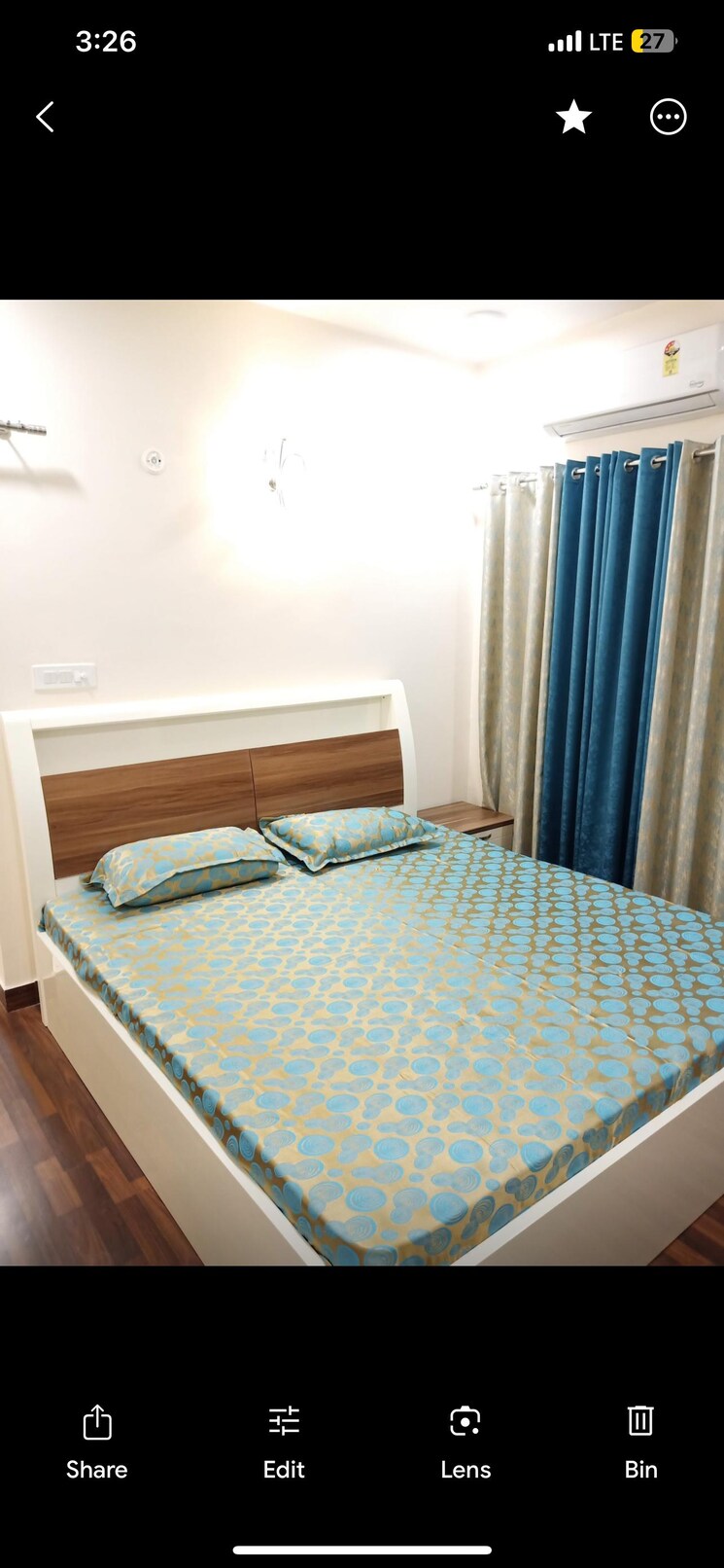 Bedroom, paras-tierea 3.5 Bedroom 1580 Sq.Ft. Apartment In Sector 137 Noida 9549709