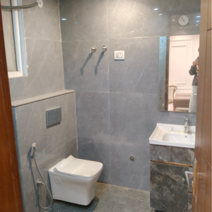 Bathroom in 3 BHK Builder Floor at Chattarpur – for Sale