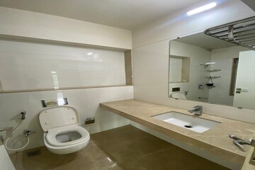 Bathroom in 2.5 BHK Apartment at Godrej The Trees, Vikhroli East – for Rent