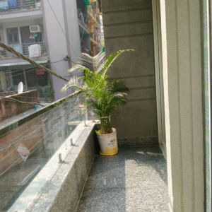 Balcony in 3 BHK Builder Floor at Chattarpur – for Rent