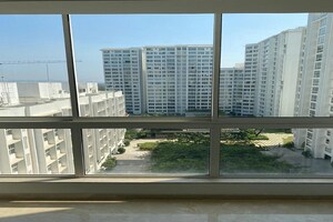 Balcony in 2.5 BHK Apartment at Godrej The Trees, Vikhroli East – for Rent