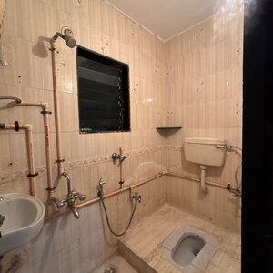 Bathroom in 2 BHK Apartment at Omkar Krupa Apartment, Panvel Sector 15a – for Sale