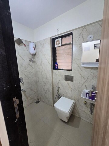 Bathroom in 2 BHK Apartment at DLH Sorrento, Veera Desai Road – for Rent