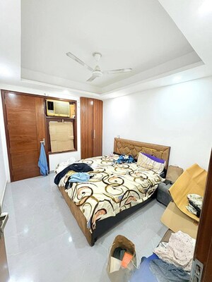 Bedroom in 1 BHK Builder Floor at Chattarpur – for Rent