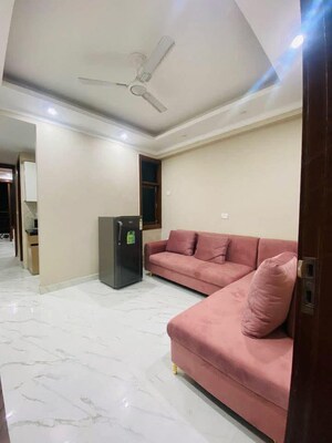 Living Room in 1 BHK Builder Floor at Chattarpur – for Rent
