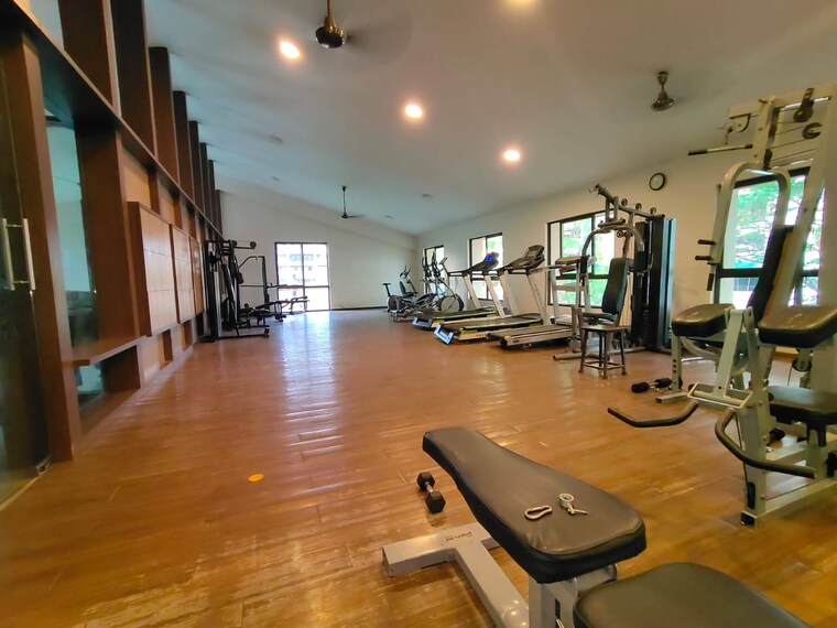 Gym, kumar-pebble-park 2 Bedroom 602 Sq.Ft. Apartment In Hadapsar Pune 9549932
