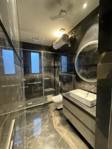 Bathroom in 4 BHK Builder Floor at Safdarjung Enclave – for Rent