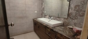 Bathroom in 4 BHK Builder Floor at Sarvapriya Vihar – for Rent