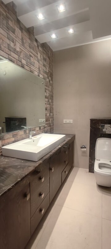 Bathroom in 4 BHK Builder Floor at Sarvapriya Vihar – for Rent