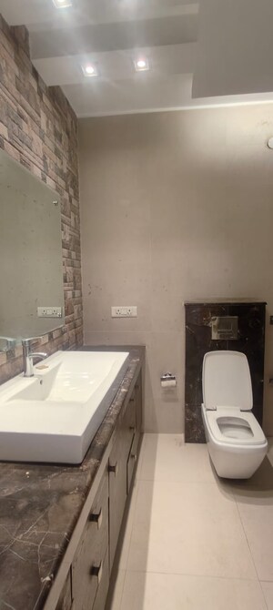 Bathroom in 4 BHK Builder Floor at Sarvapriya Vihar – for Rent