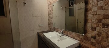 Bathroom in 4 BHK Builder Floor at Sarvapriya Vihar – for Rent