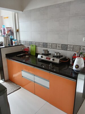 Kitchen in 1 BHK Apartment at Lambodar Vasant Ganesh Vishva, Bavdhan – for Rent