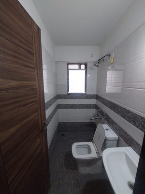 Bathroom in 1 BHK Apartment at Lambodar Vasant Ganesh Vishva, Bavdhan – for Rent