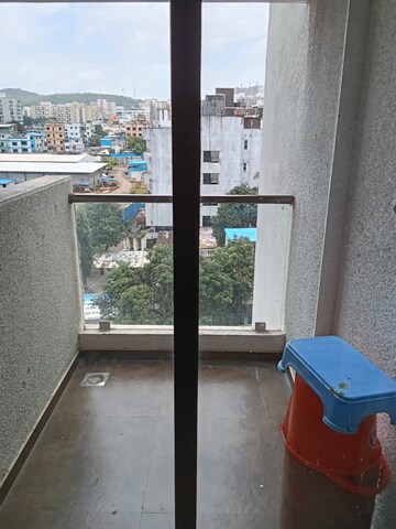 Balcony in 1 BHK Apartment at Lambodar Vasant Ganesh Vishva, Bavdhan – for Rent